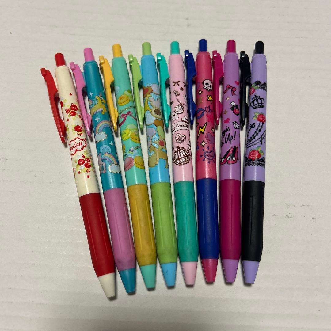 ZEBRA SARASA CLIP ボールペン ピチレモン 8色セット 平成女児