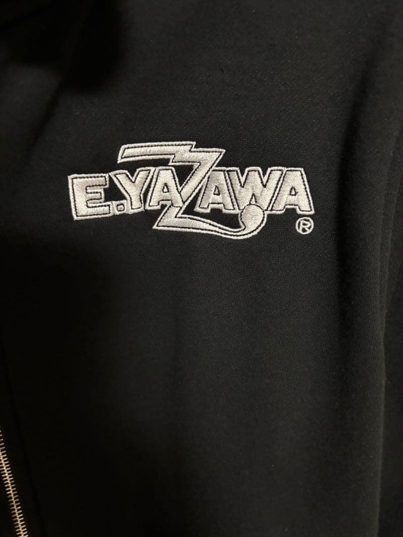 E.YAZAWA ブラック ジップアップ ジャケット パーカー XLサイズ