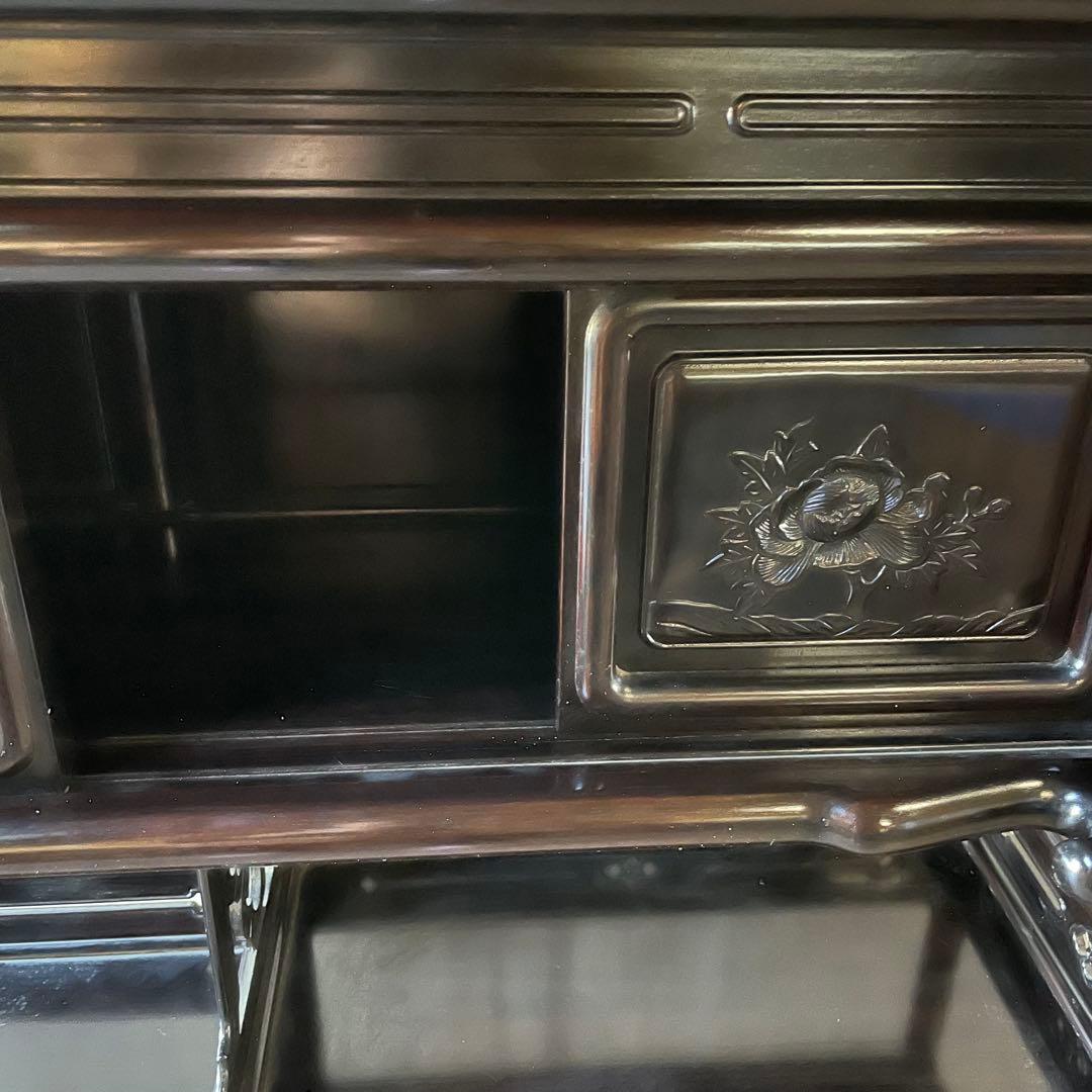 茶箪笥 水屋箪笥 飾り棚 茶棚　昭和レトロ 和製アンティーク 骨董 煎茶道具