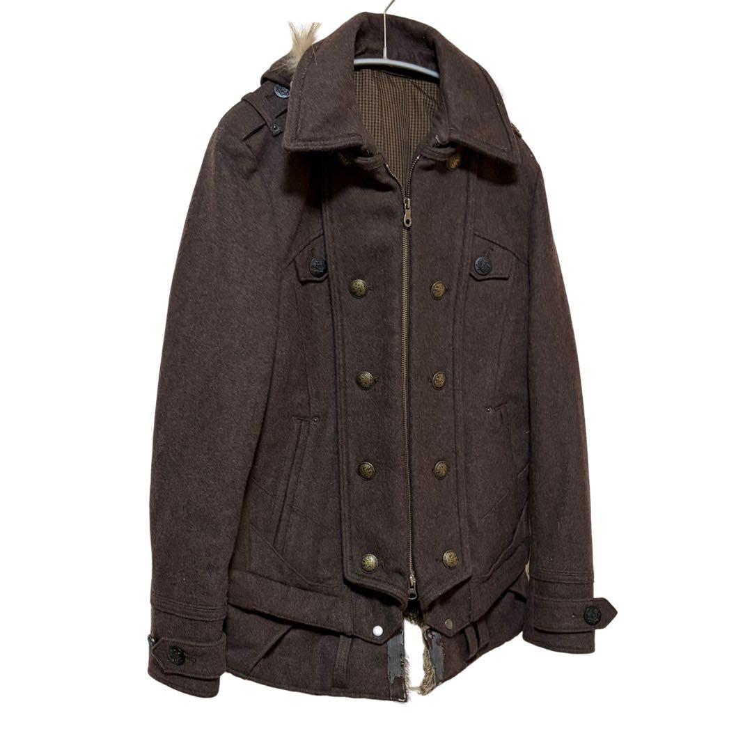 N-618 PPFM ピーピーエフエム　ナポレオンジャケット　M ブラウン