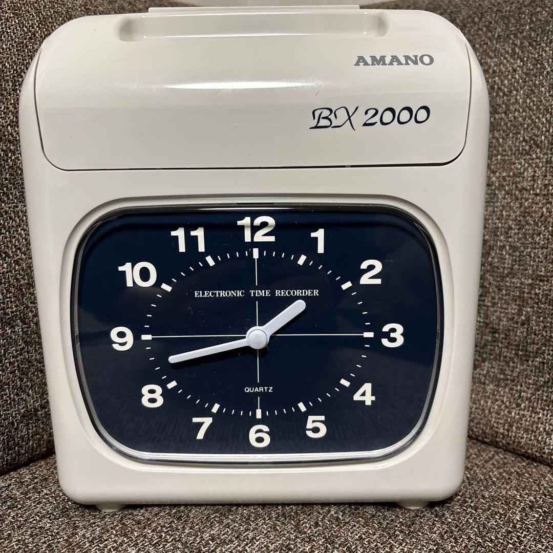 業務用　AMANO アマノ タイムカード タイムレコーダー BX2000