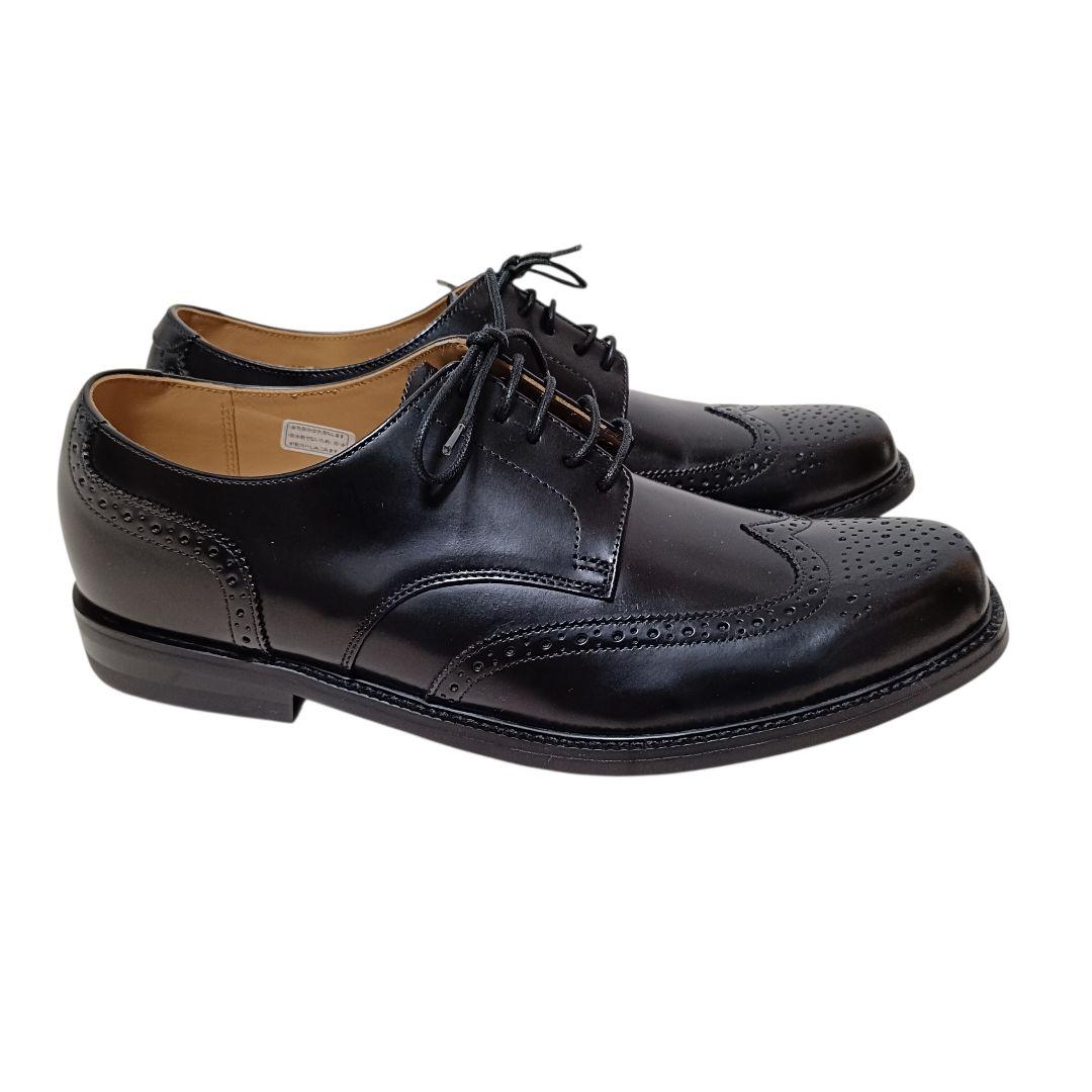 【新品未使用】リーガル ウィングチップ メダリオン 外羽根 ブラック 26EEE