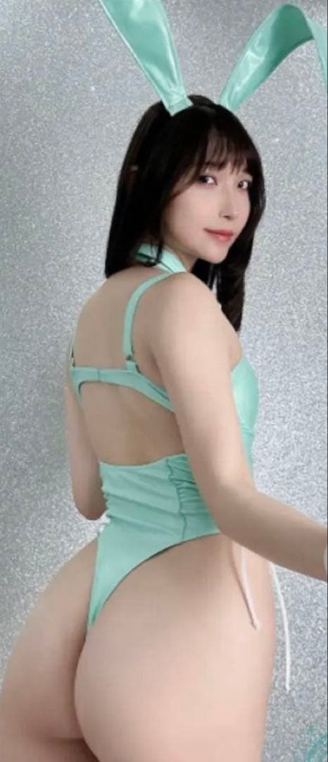 週末値下げ　PHARFAITEミントグリーン バニーコスチューム