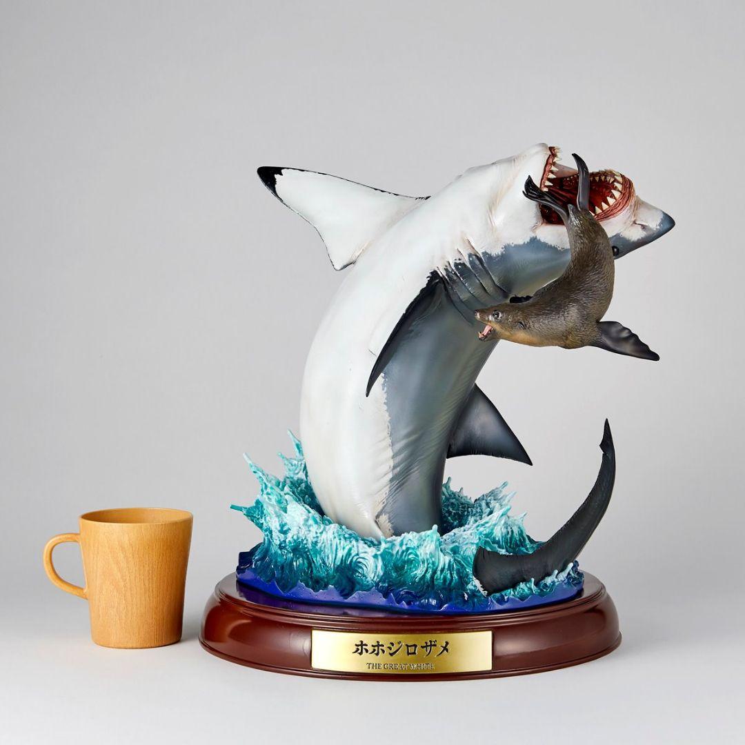 限定品　海洋堂　ホホジロザメ　ネイチャーテイルズ　NATURE TALES