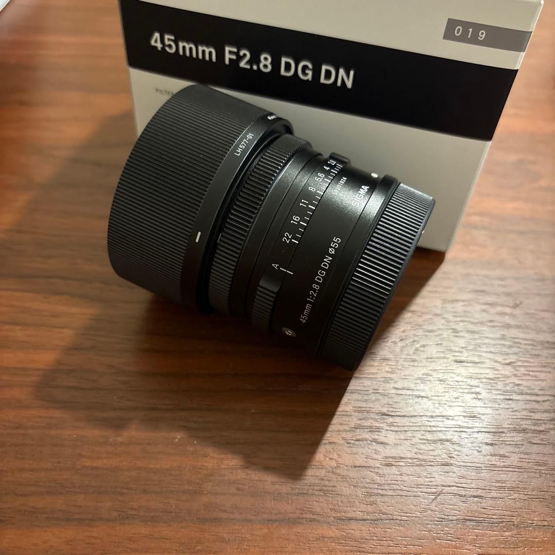 【箱付き完品】SIGMA 45mm F2.8 DG DN Lマウント