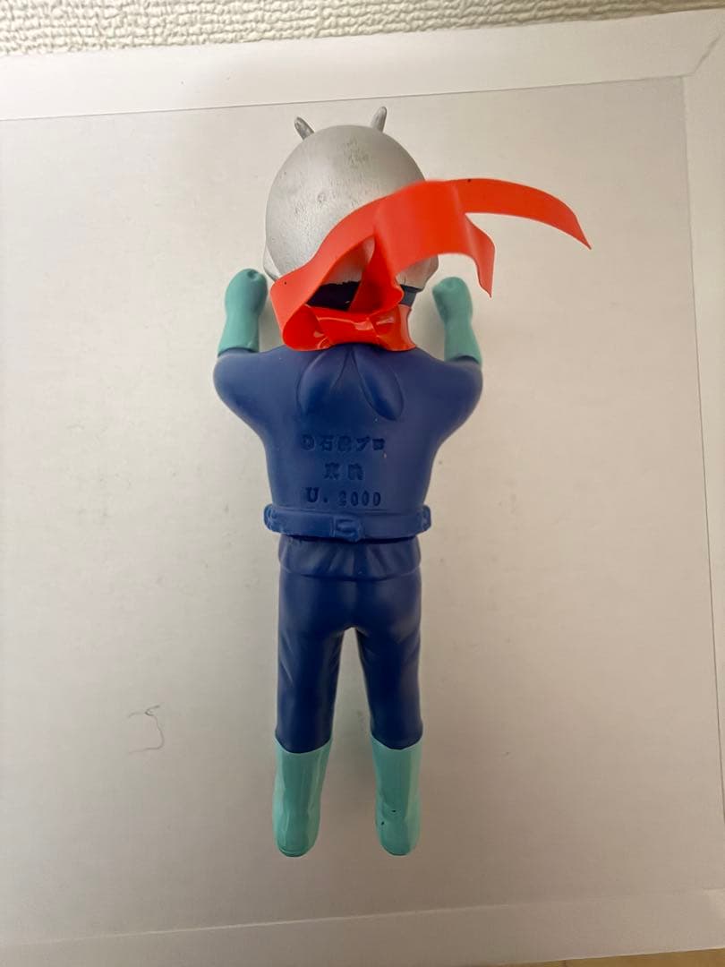 激レア 仮面ライダー2号　万歳ポーズ　青成型　ソフビ ユニファイブ