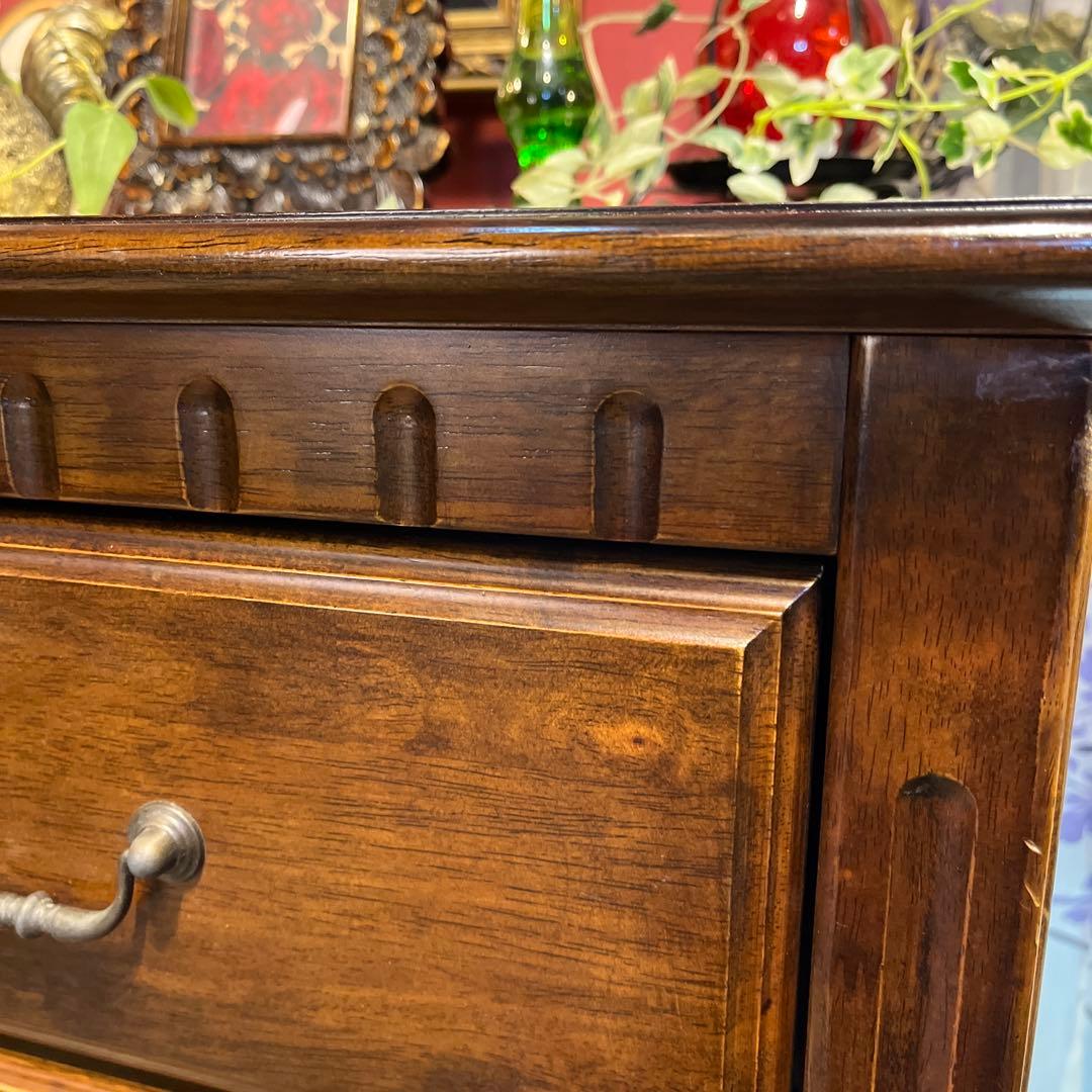 オールドアンティーク　ブリティッシュ　クラシカル　５DR ホールキャビネット