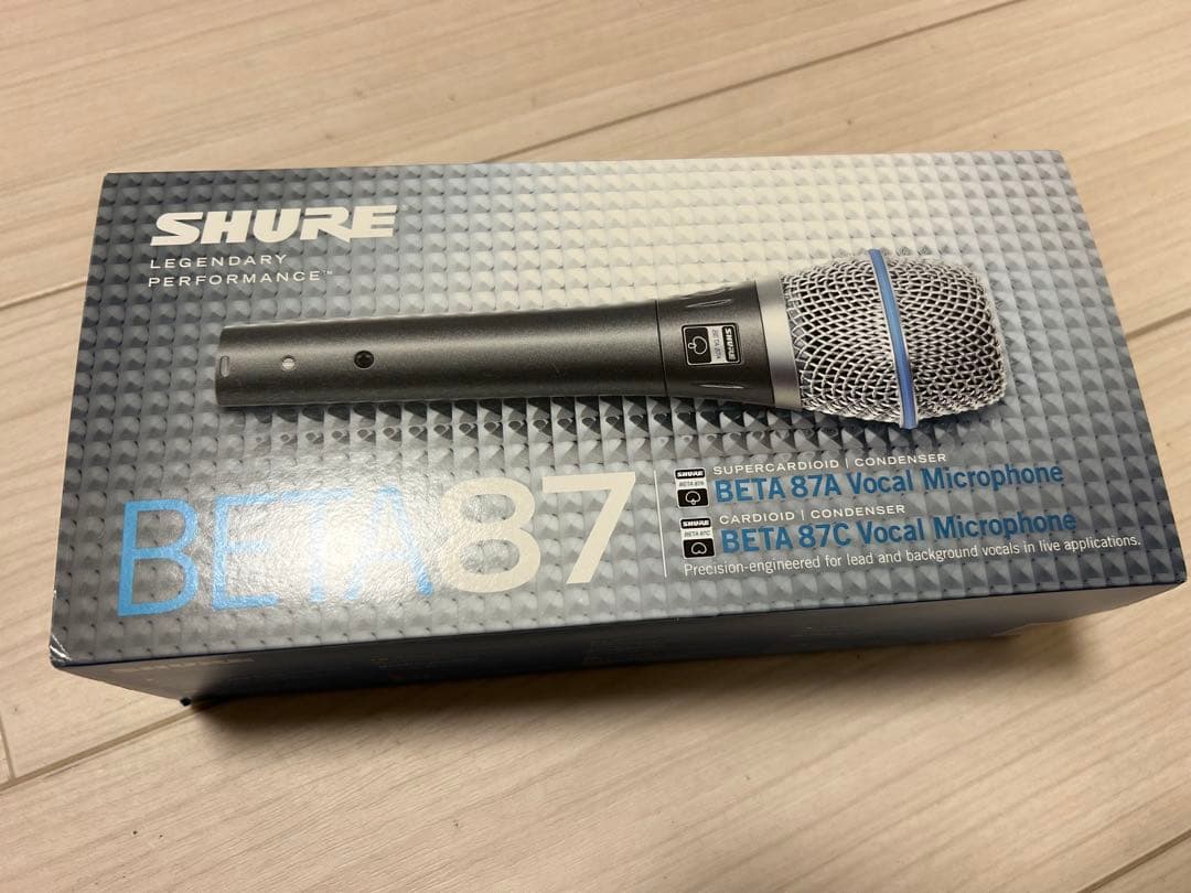 【極美品】SHURE シュア BETA87C-X コンデンサー マイク