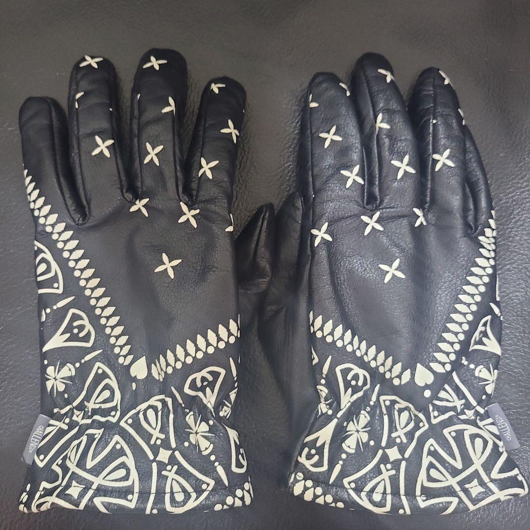 challengerチャレンジャー 手袋 ペイズリー グローブ L バンダナ