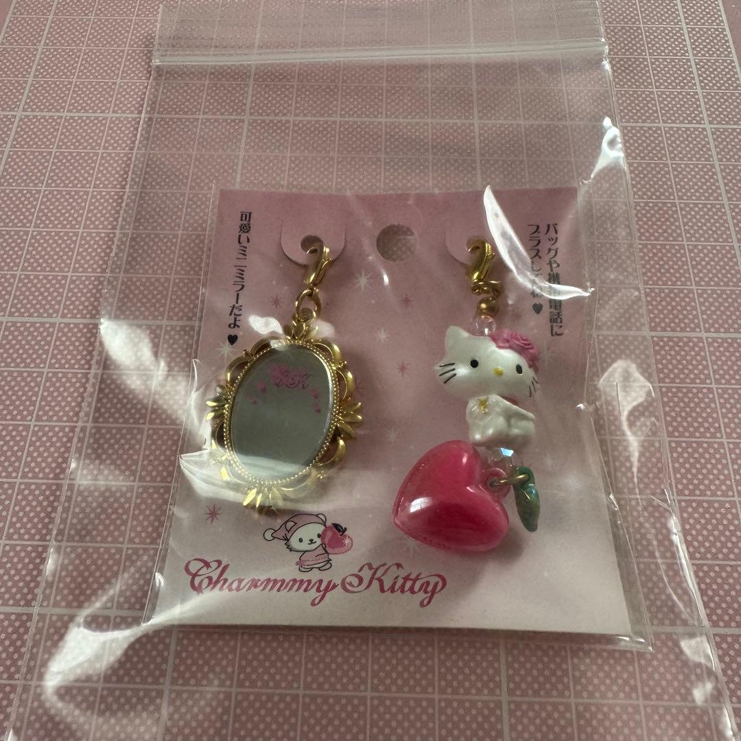 サンリオ　チャーミーキティ　マスコット　チャーム　 2006 レトロ　キティ