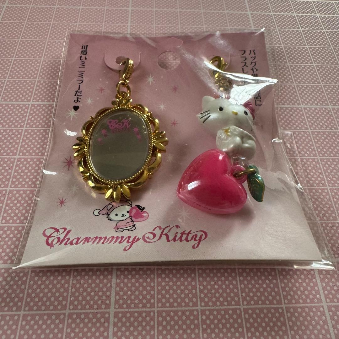 サンリオ　チャーミーキティ　マスコット　チャーム　 2006 レトロ　キティ