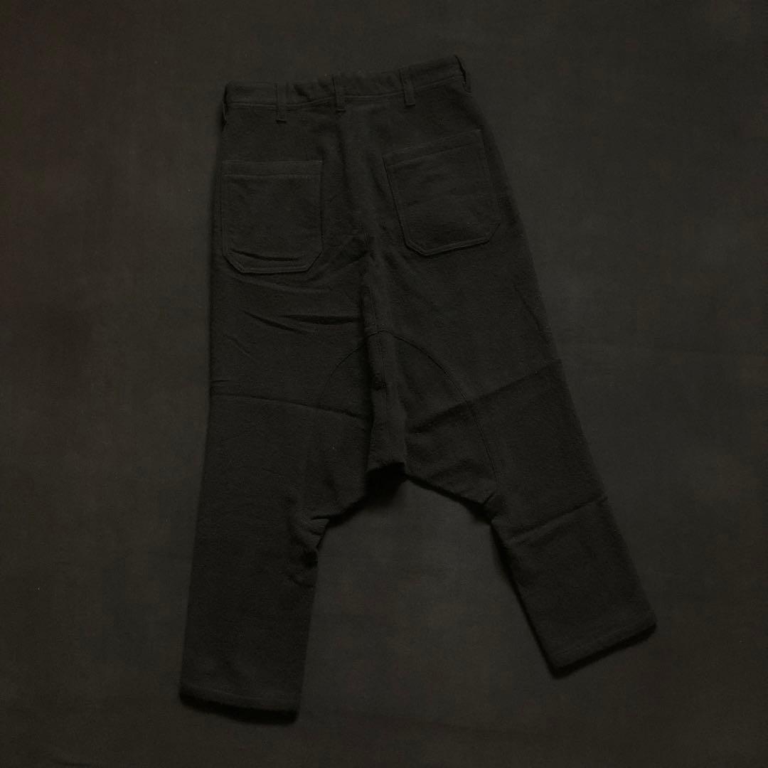 Y's PINK ウール サルエル パンツ ワイズ ピンク ヨウジヤマモト 黒