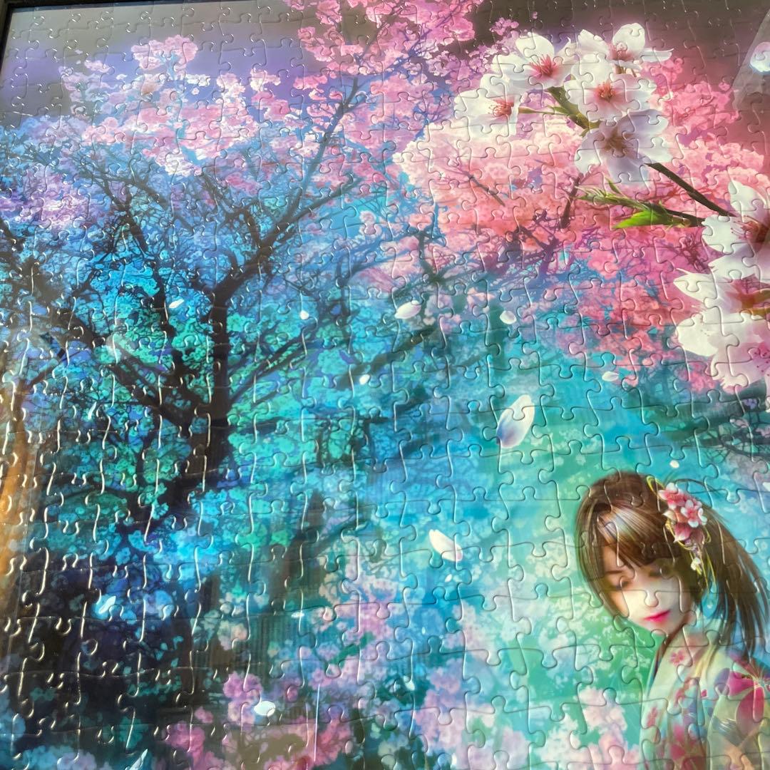 1000ピース ジグソーパズル いろはめぐり (50x75cm) パネル付き