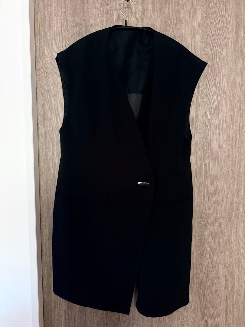 ANDRESD バックシアージレセットアップ　デコラティブチュールトップス