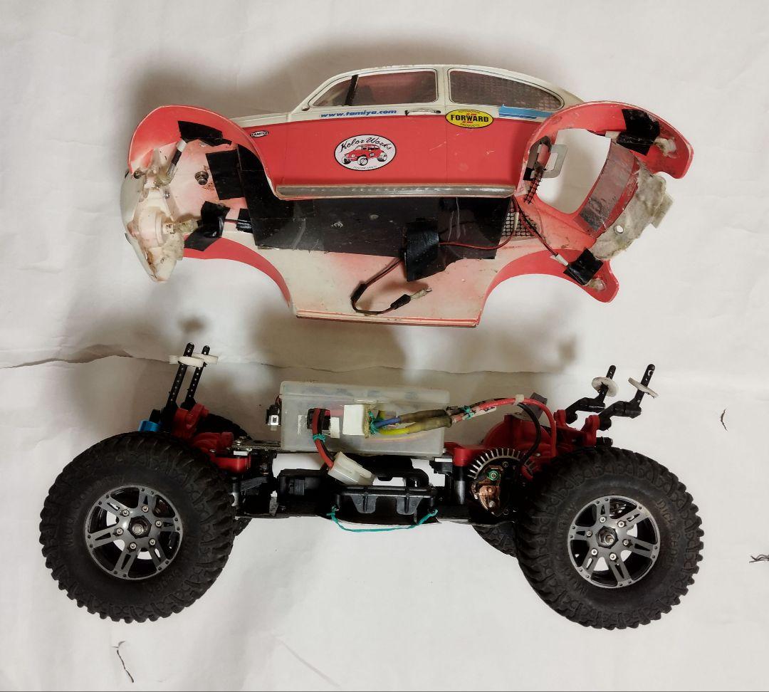 タミヤ ラジコン フォルクスワーゲン ビートル TA-02 サーボ ESC付