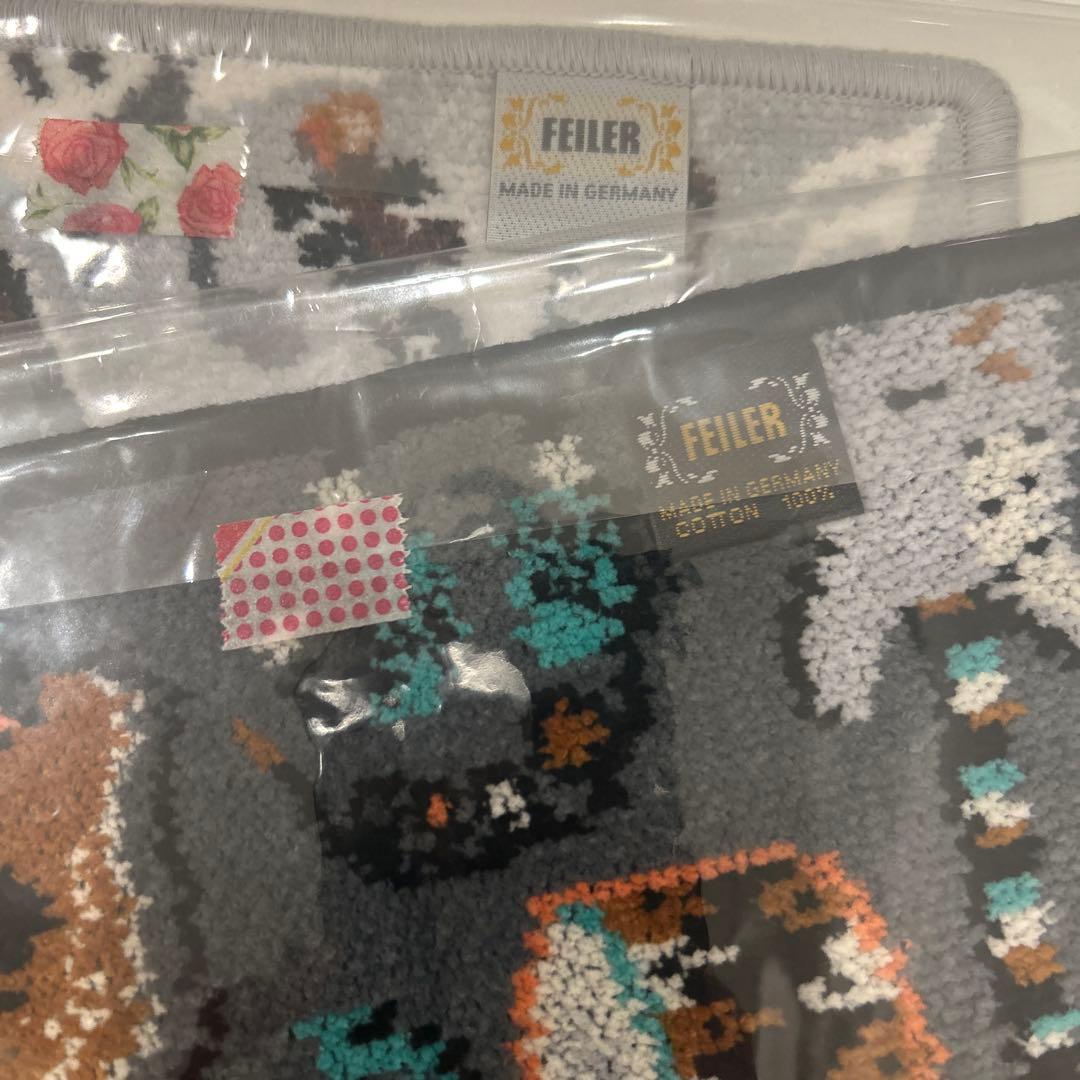 楽器デザイン タオルハンカチ 2枚セット