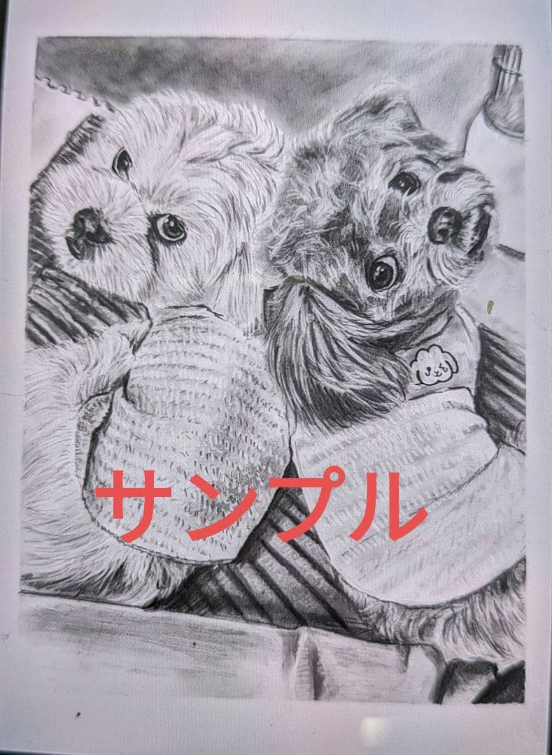 珀の鉛筆画　リクエスト用ページ　購入も可