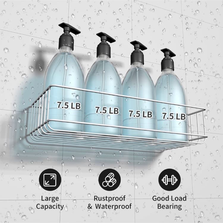一点限り✨　TONLEA お風呂 ラック 浴室用ラック シャンプーラック