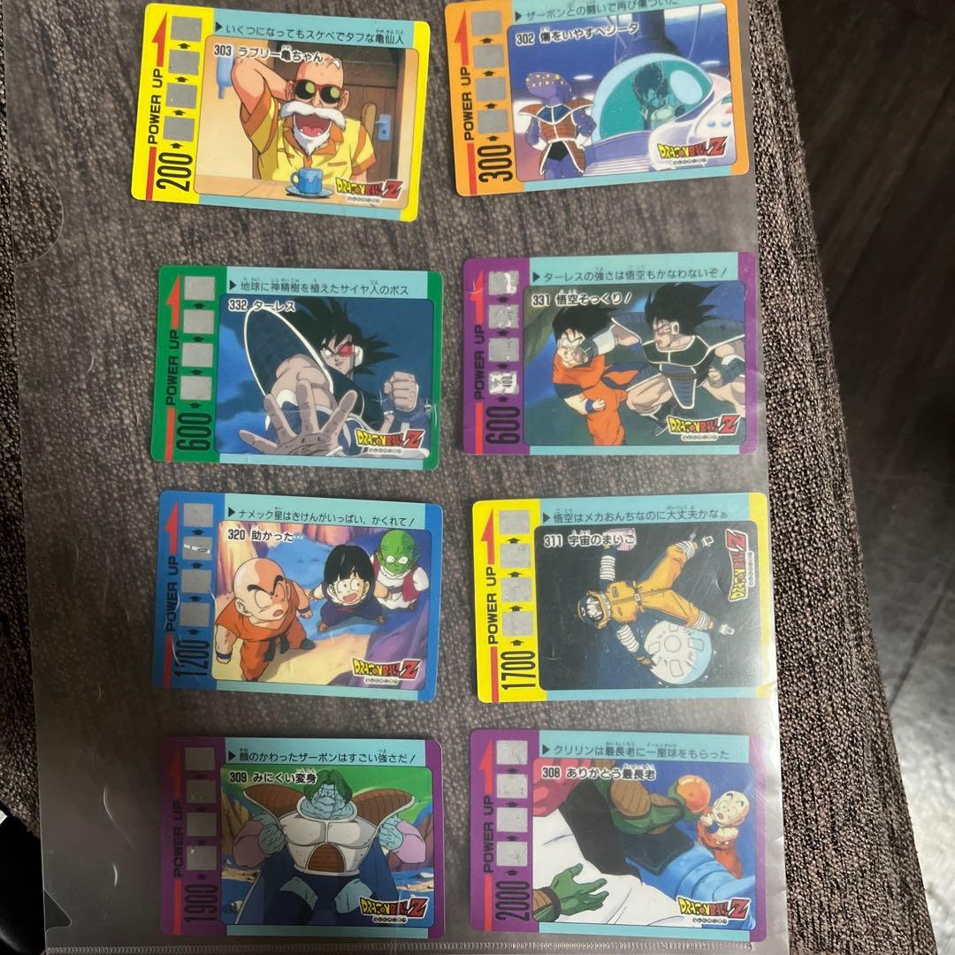 ドラゴンボール　カードダス アマダ 準未削り品　6枚