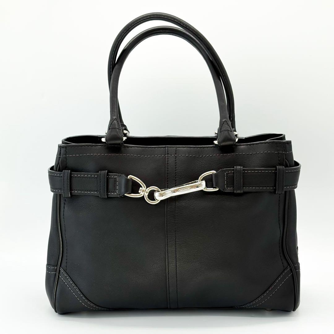 ♡未使用品♡ COACH コーチ ハンドバッグ レザー ブラック