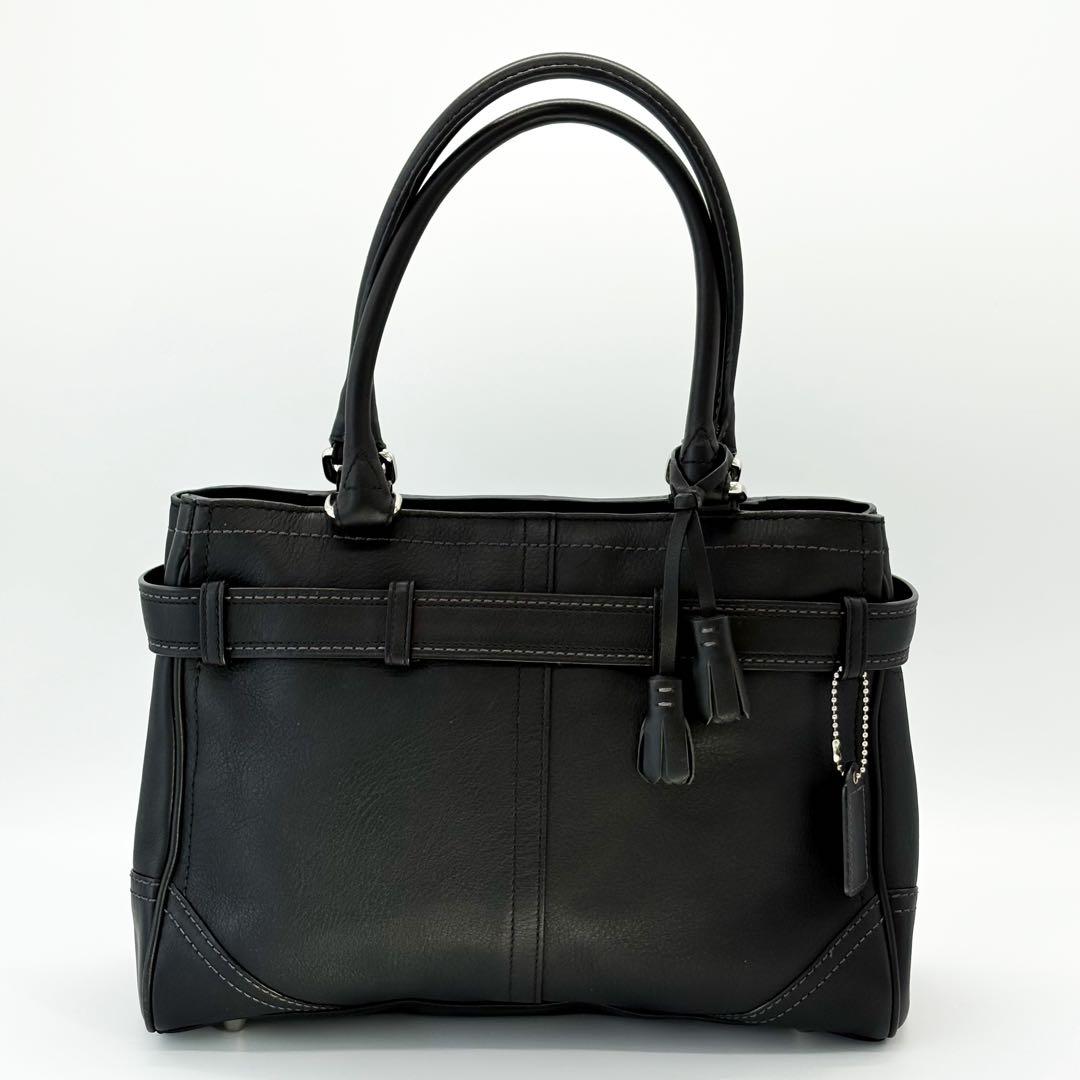 ♡未使用品♡ COACH コーチ ハンドバッグ レザー ブラック