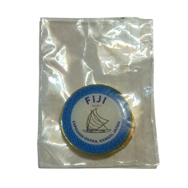 激レア 非売品 大阪・関西万博 フィジーパビリオン Fiji ピンバッチ ②