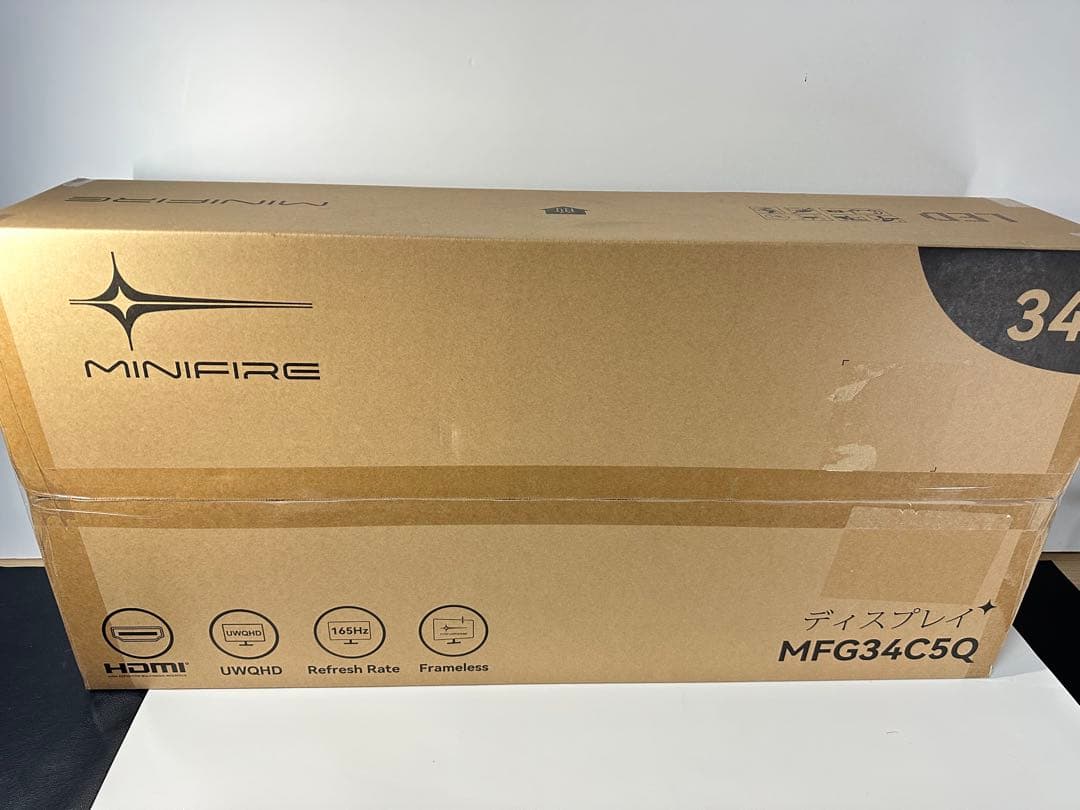 MINIFIRE MFG34C5Q 34インチディスプレイ 未使用