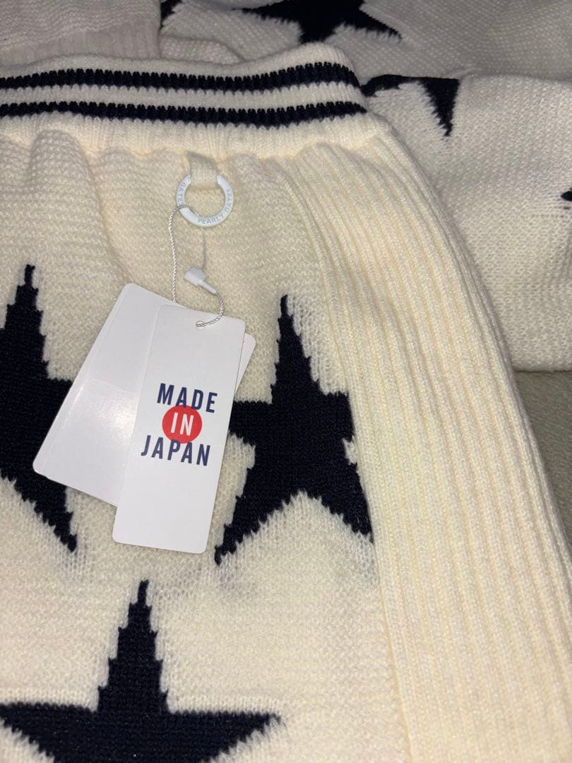 （美品）パーリーゲイツ、STARシリーズ、ニット、セットアップ、サイズ上1、下0