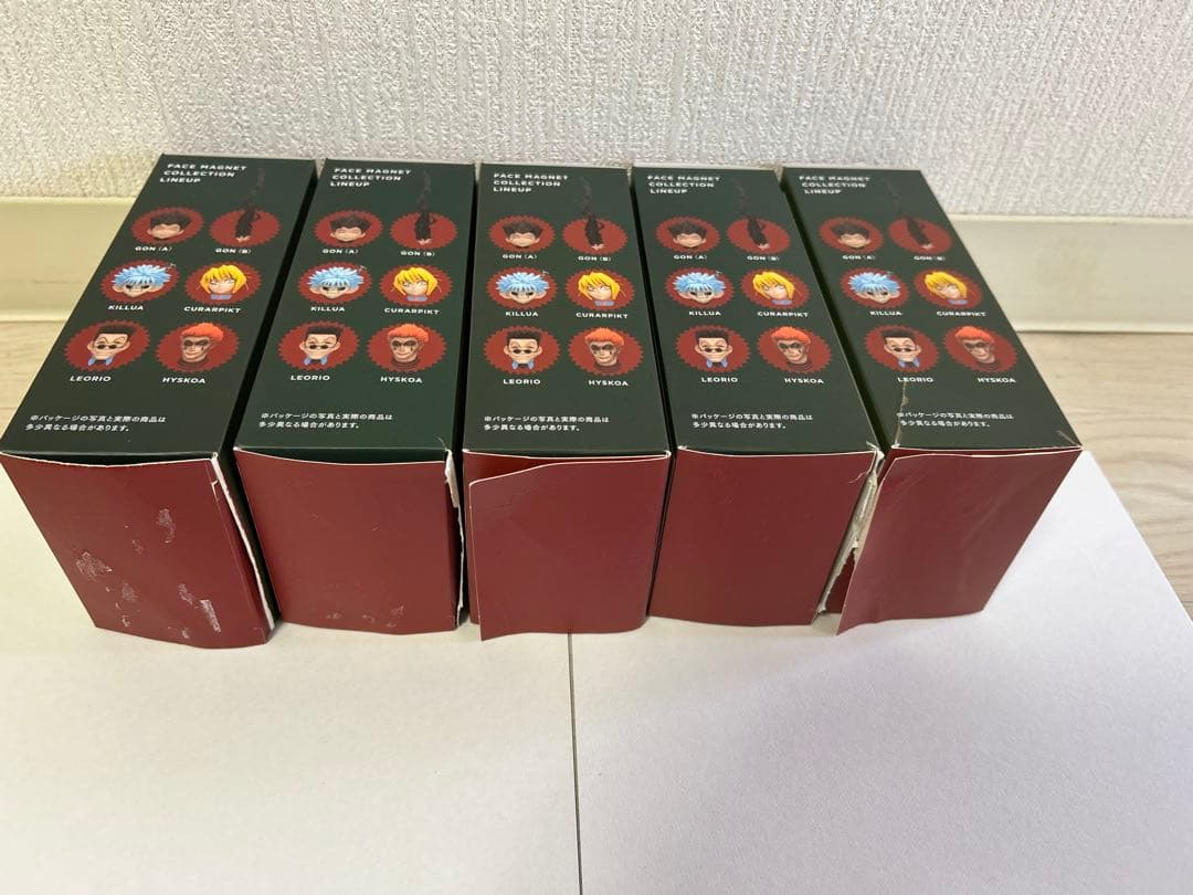 箱あり　HUNTER×HUNTER RofJ フェイスマグネット　コレクション