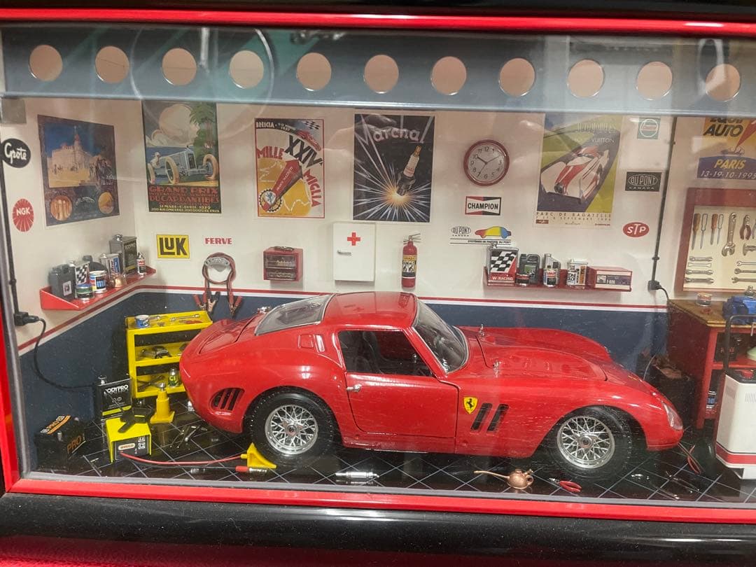 フェラーリ　250GTO 1962 ミニガレージセット