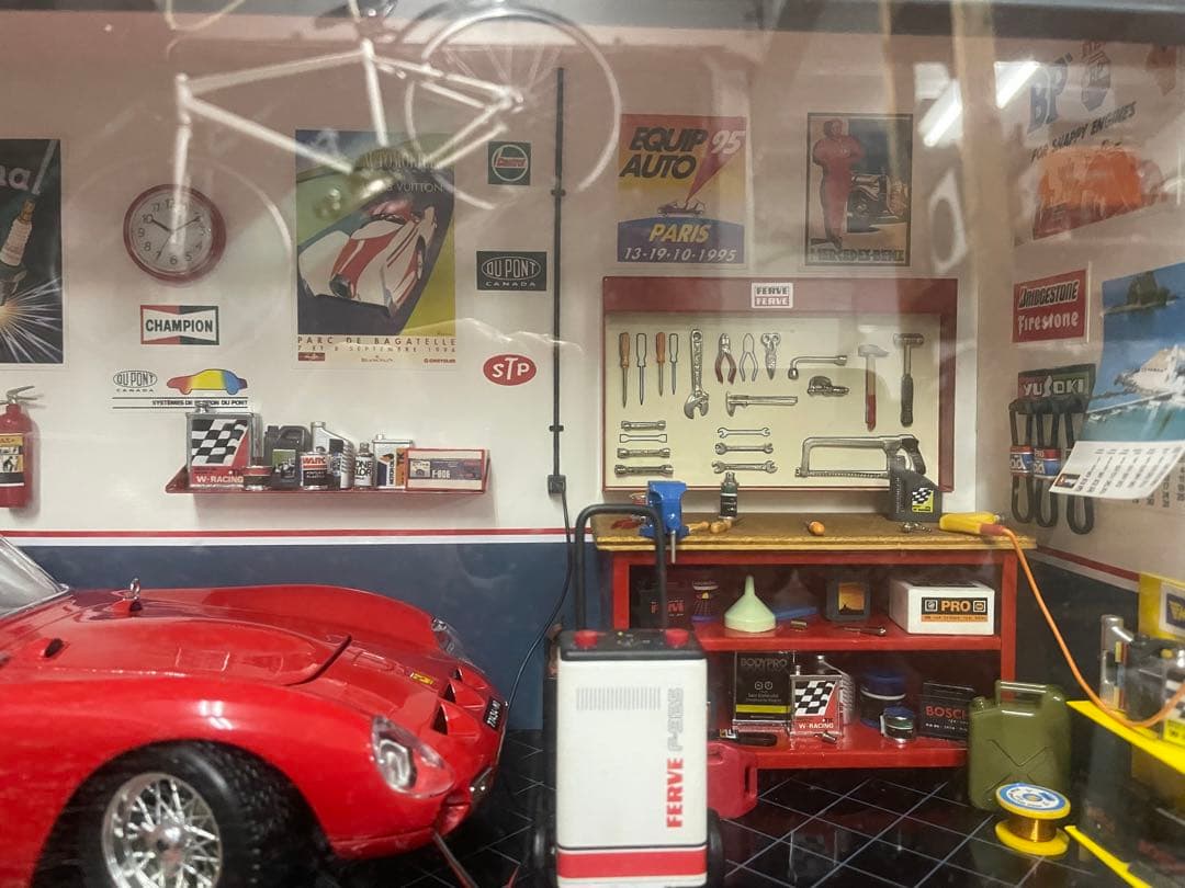 フェラーリ　250GTO 1962 ミニガレージセット