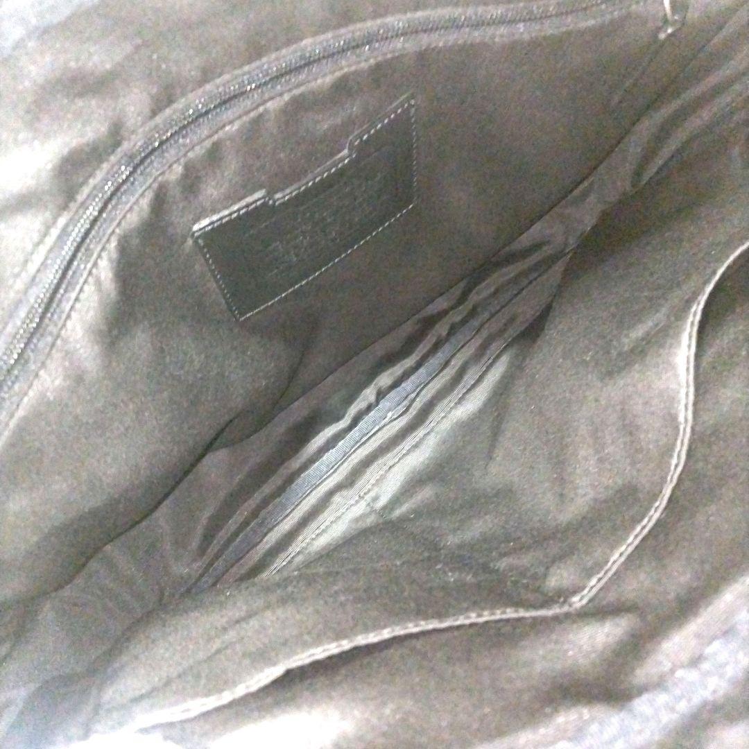 【美品】コーチ F70850 ヘリテージ シグネチャー 2way ビジネスバッグ