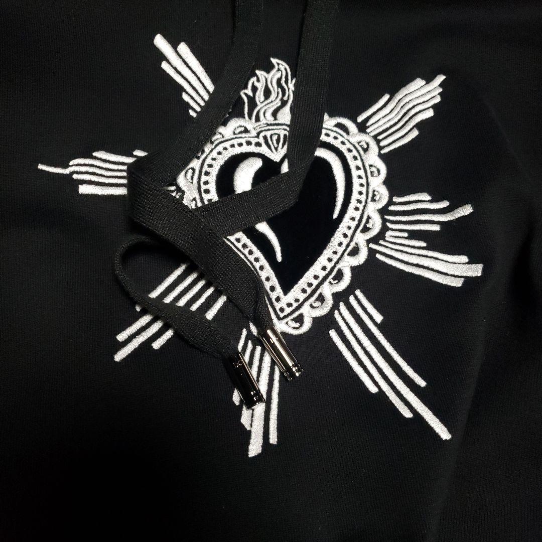 3回試着のみ ドルチェ&ガッバーナ パーカー ブラック サイズ44