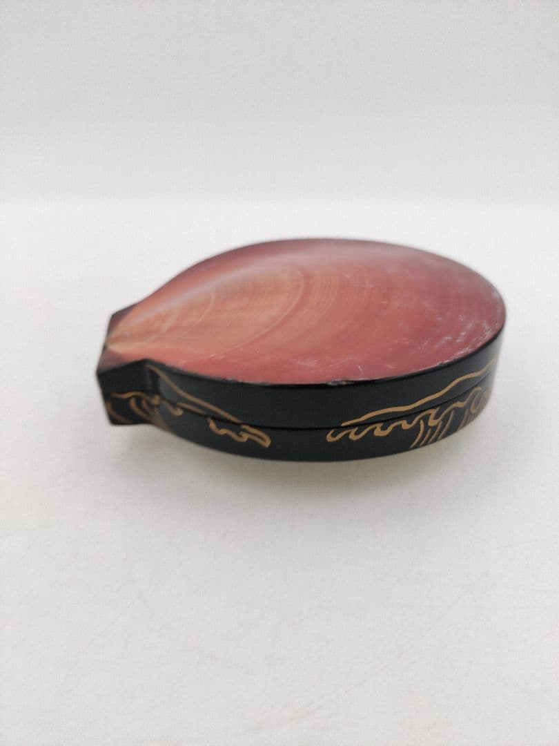 【セール】b806【新品・未使用】香合 月日貝 鈴木光入 玄々好 木箱 茶道具