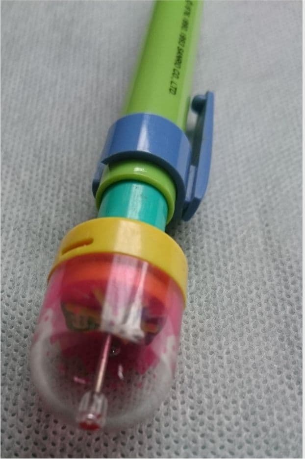 【非売品】サンリオレトロ★ハローキティあひるのペックルコラボ♡シャープペン