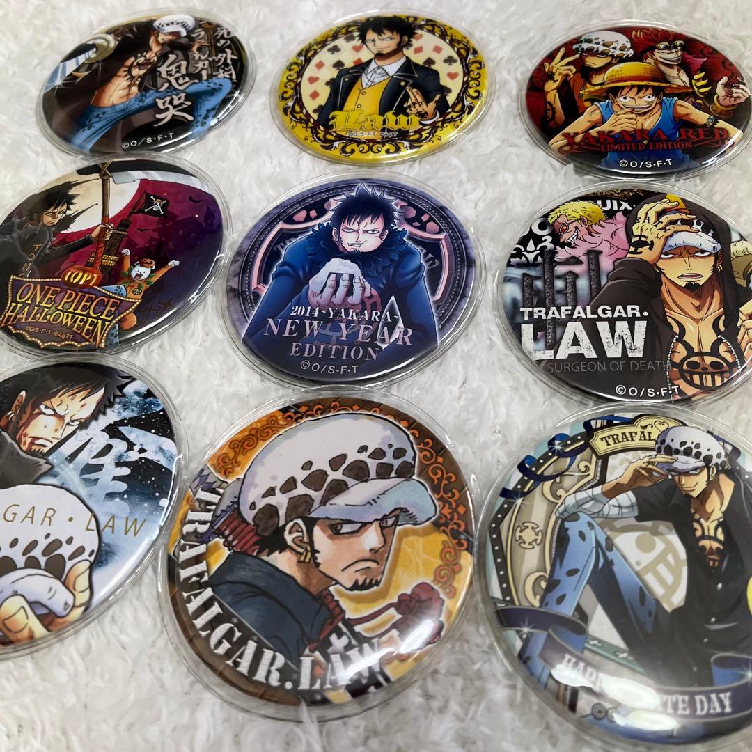 ワンピース トラファルガーロー 輩缶バッジ