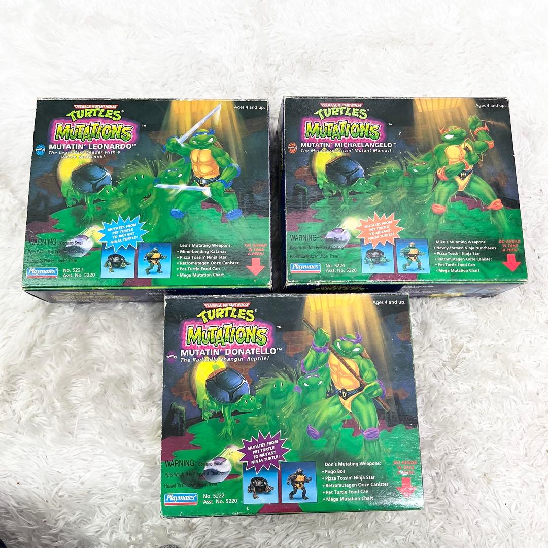 タカラ ミュータントタートルズ Mutations 3体セット