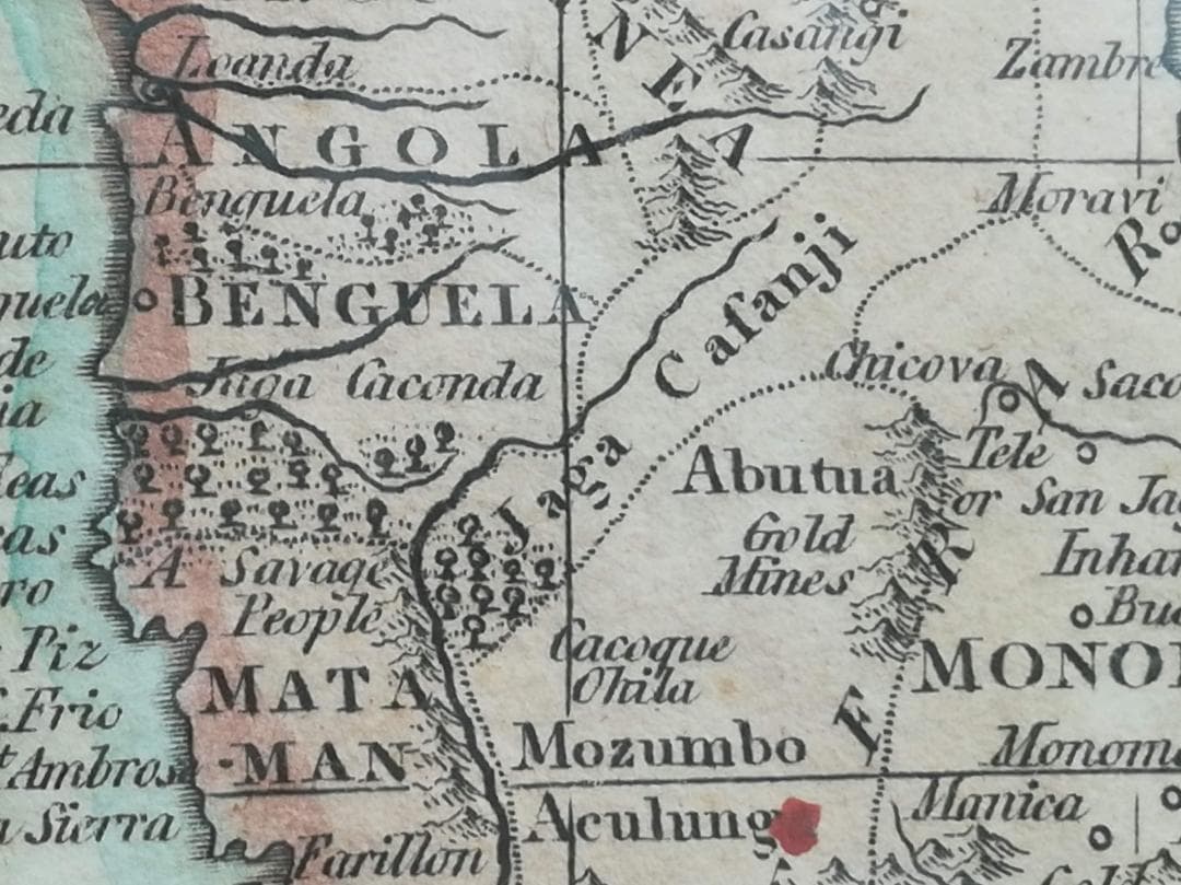 未開封 　イギリス　アンティーク　アフリカの地図