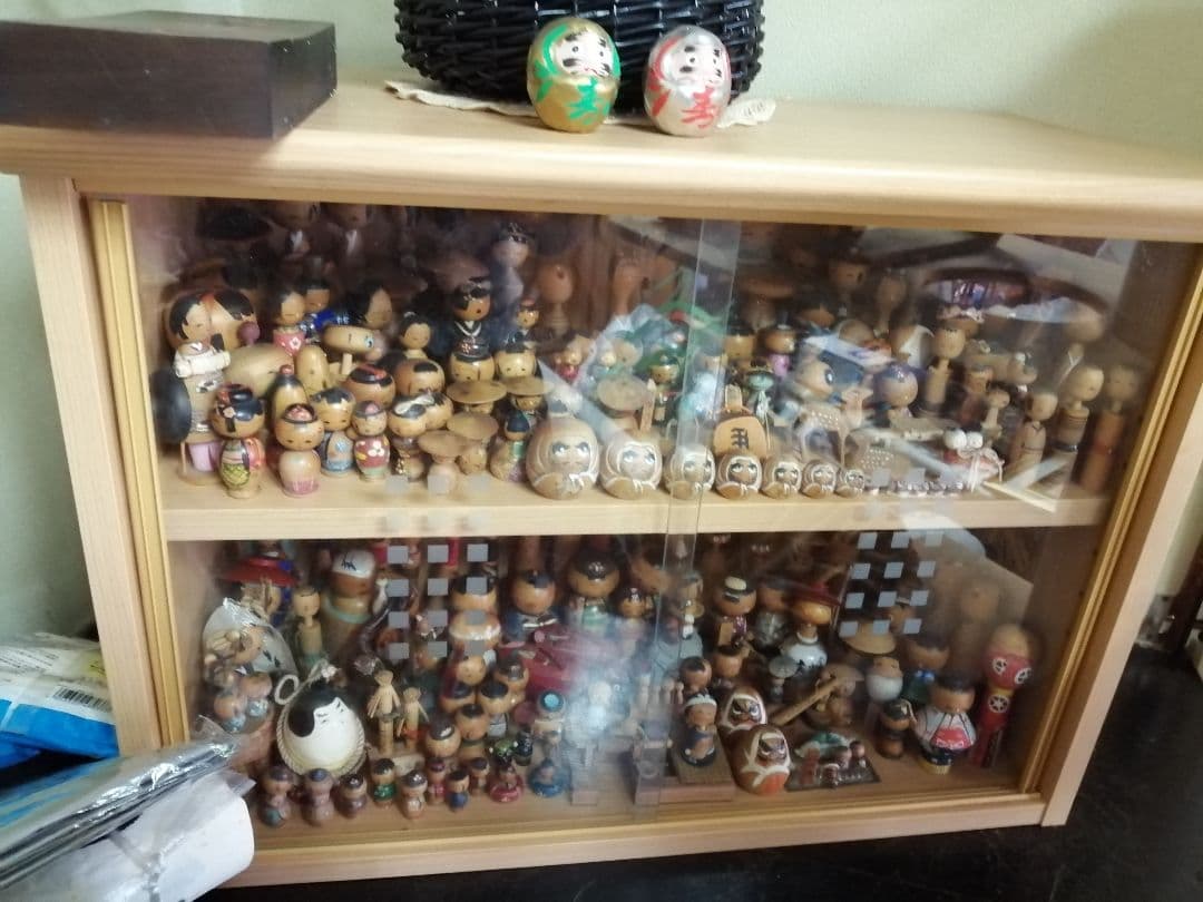 日本の伝統こけし人形コレクション大量ミニチュア