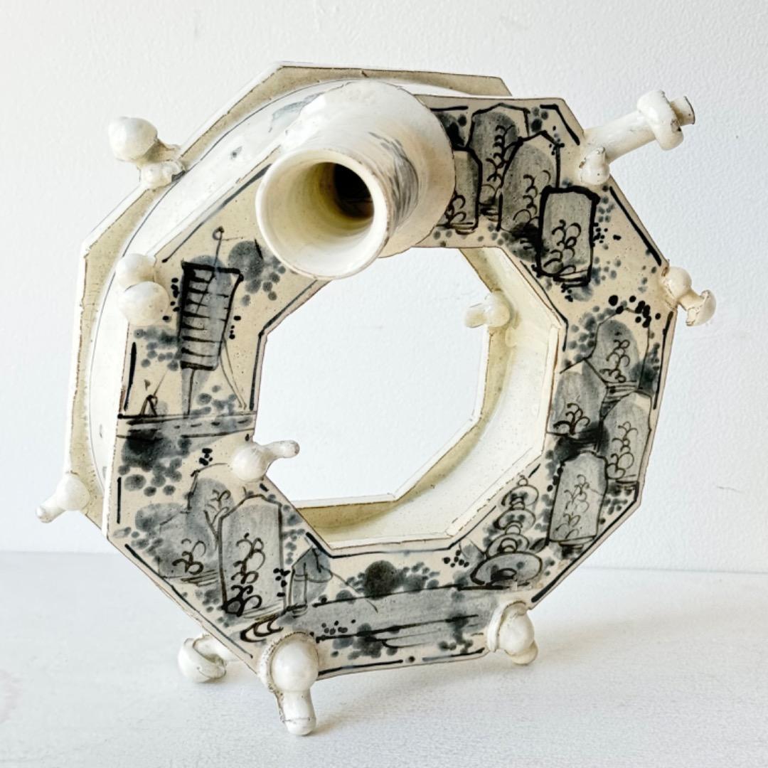 【値引】走泥社　佐藤敏　染付の注器