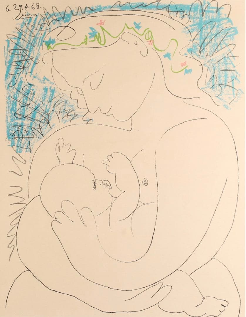 【極レア】パブロ・ピカソ 「母と子」出産祝い