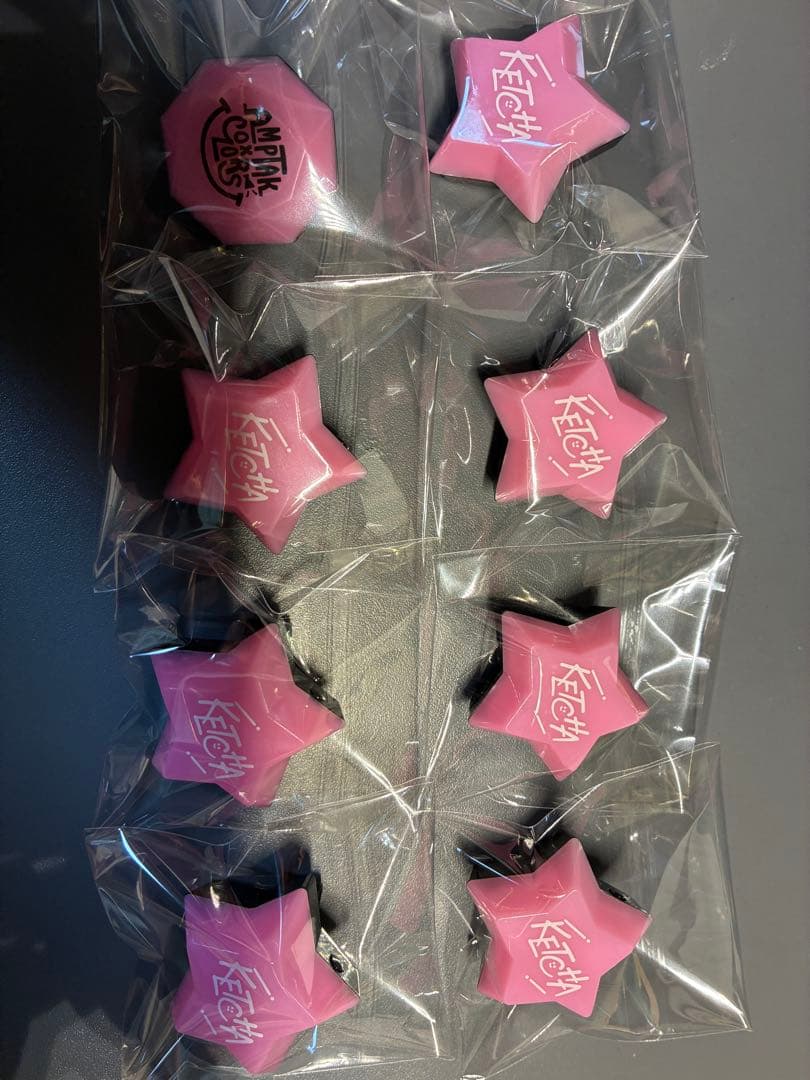 AMPTAK×COLORS けちゃくん リングライト 8個