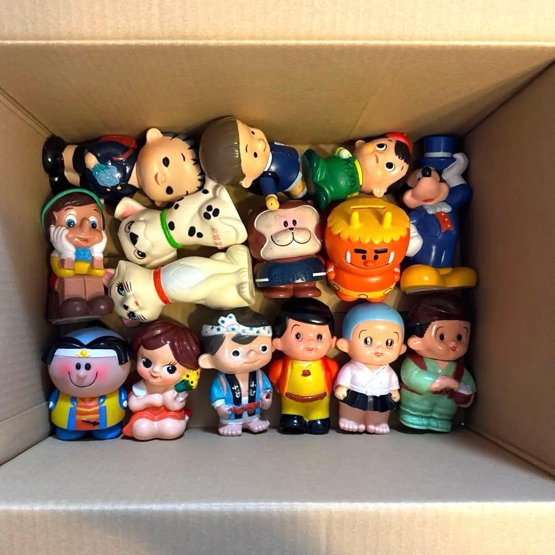 昭和レトロ　ソフビ銀行貯金箱まとめ売り