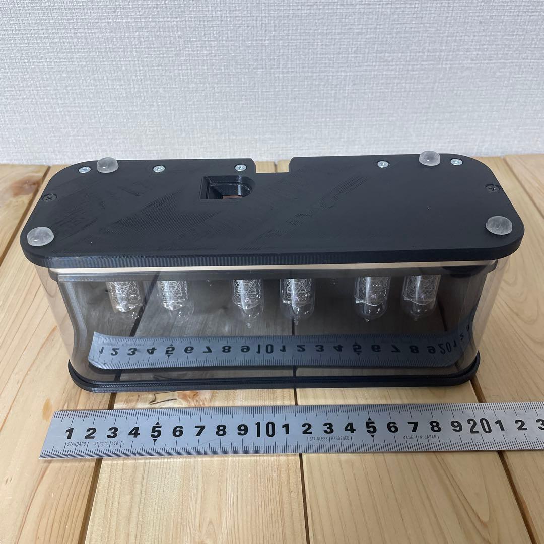 ニキシー管時計 NIXIE CLOCK IN-14 6桁 ケース付き