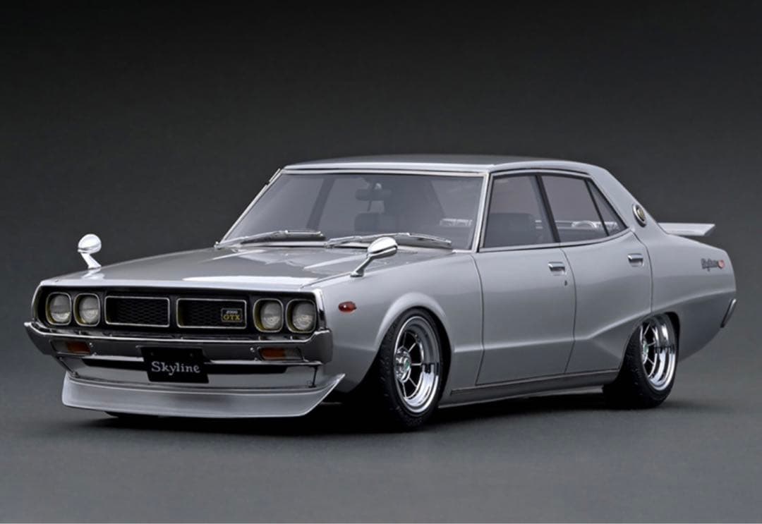 IG1978 1/18 Skyline 2000GT-X Silver ヨンメリ