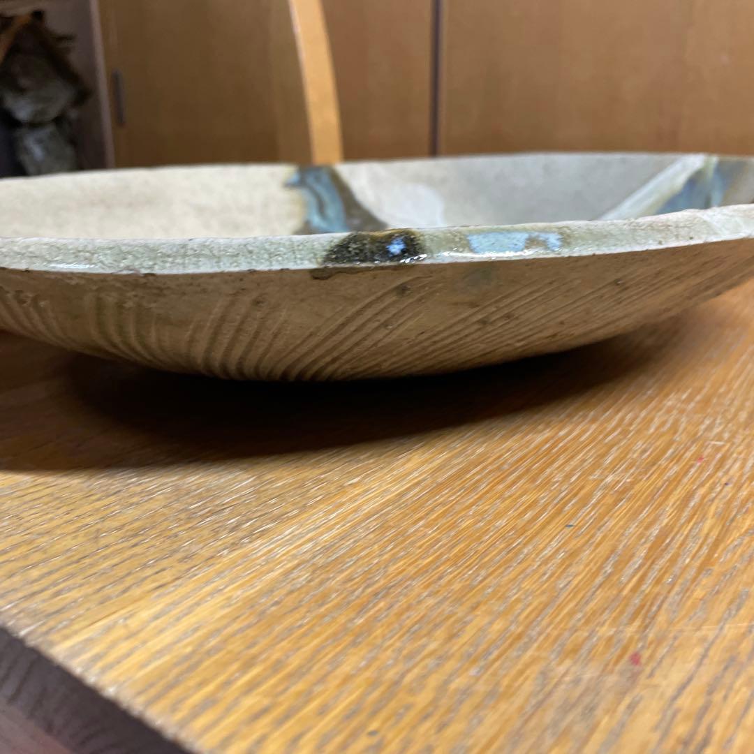益子焼　楕円皿　箱なし