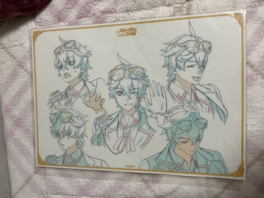 原神 fes フェス vipチケット 特典 PVCデスクマット タルタリヤ