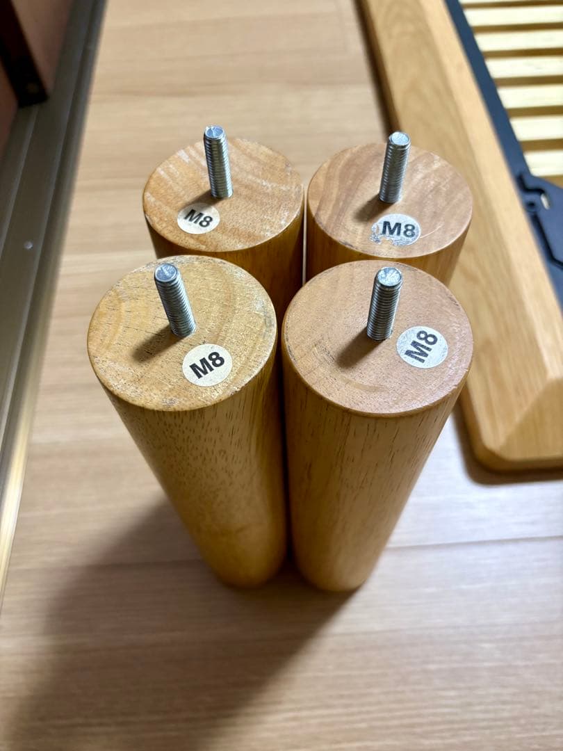 無印良品 ベッドフレーム シングル オーク材 すのこ仕様 別売り脚4本セット