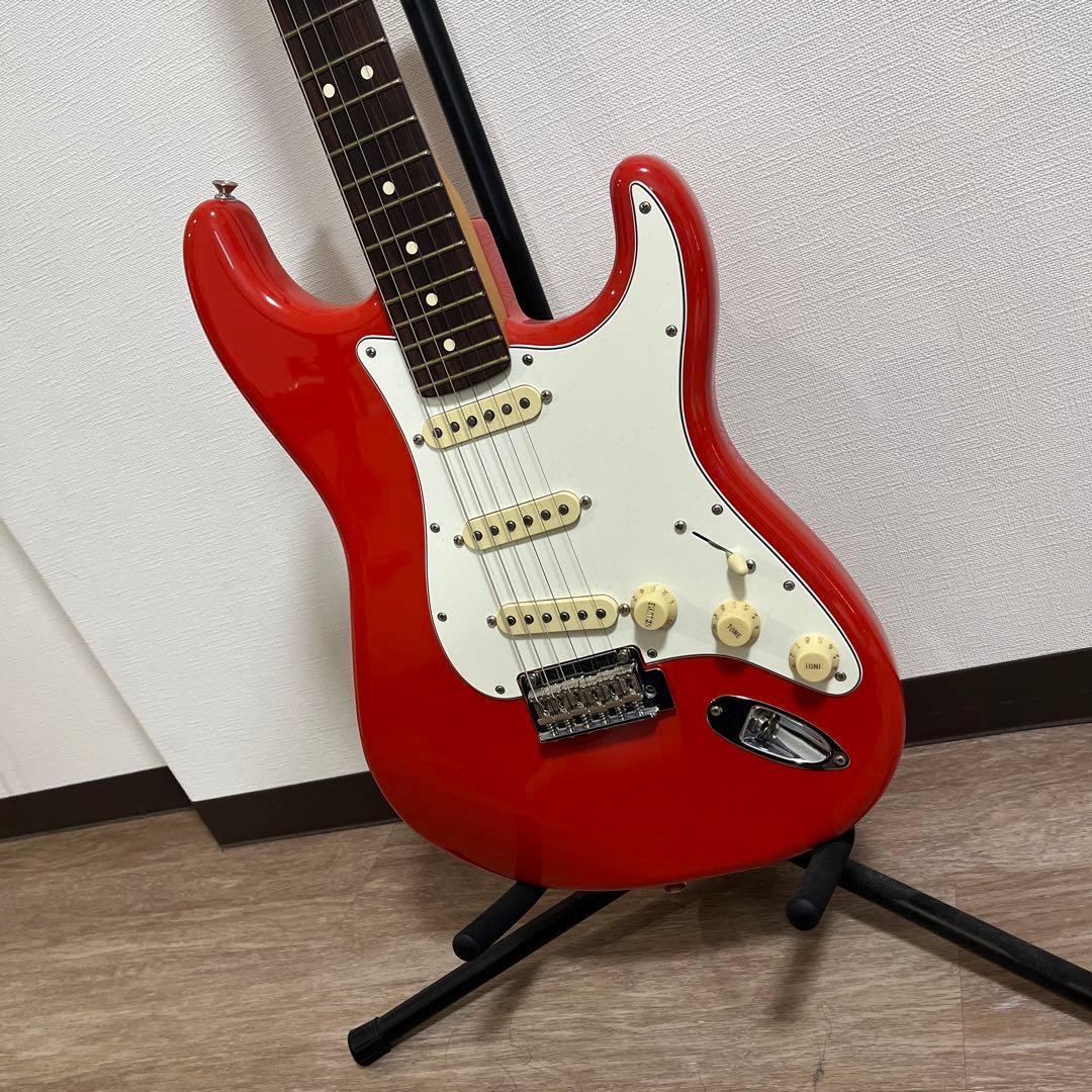 fender stratcaster player2 コーラルレッドハードケース