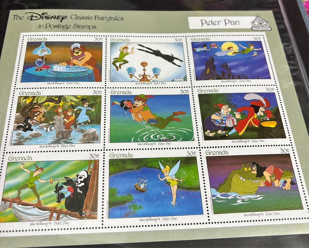 ディズニー切手コレクション